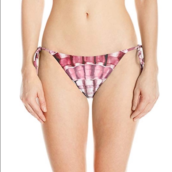 mara hoffman // shells flamingo side tie bikini - Picture 2 of 4